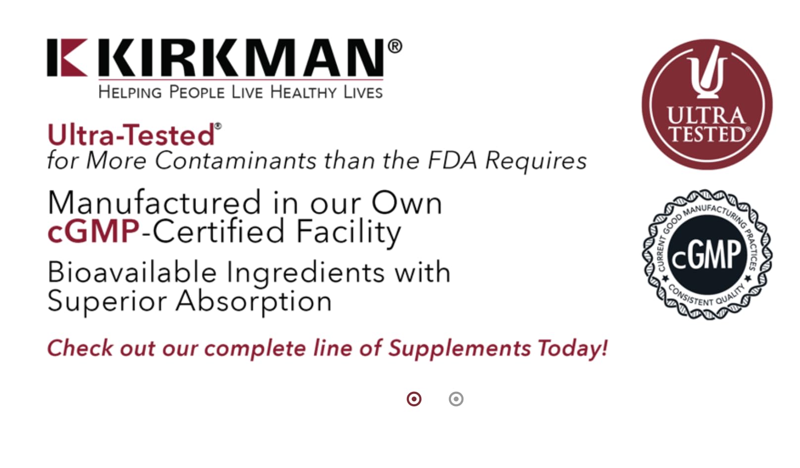 Kirkman brand TMG Liquid bottle on shelf signals trusted methylation support