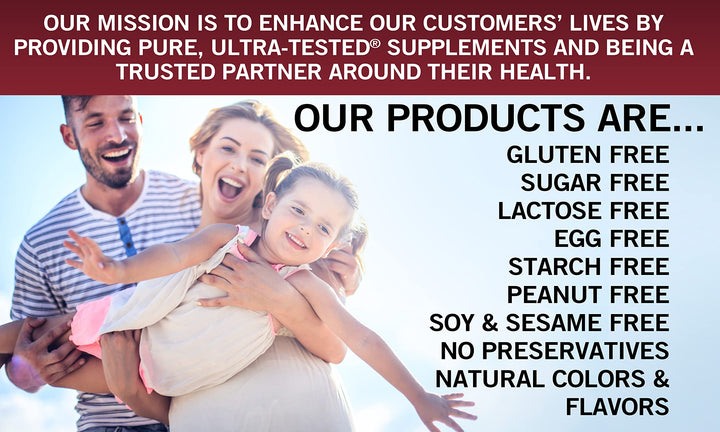 Label detail emphasizes 5mg Ferrochel iron for gentle daily support