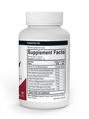 Kirkman Mushroom Mental Clarity capsules closeup highlights convenient hypoallergenic memory support