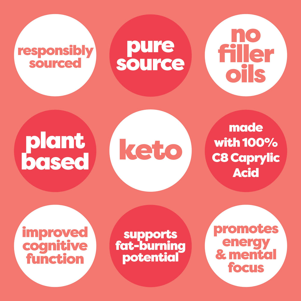 Kiss My Keto MCT Oil C8 blends easily into drinks without altering flavor.