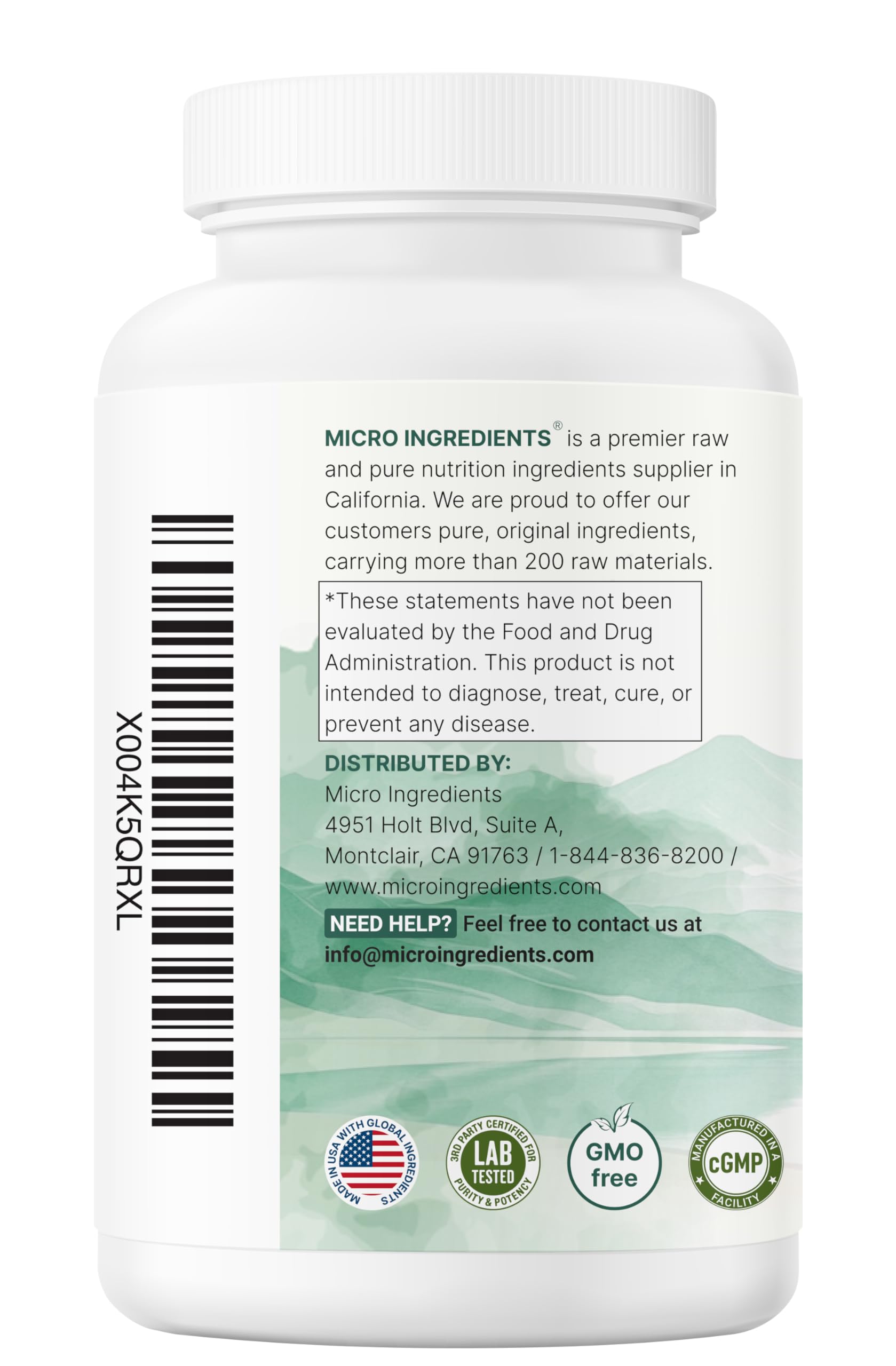 Kitchen counter with Micro Ingredients supplements prepared for a daily healthy routine.