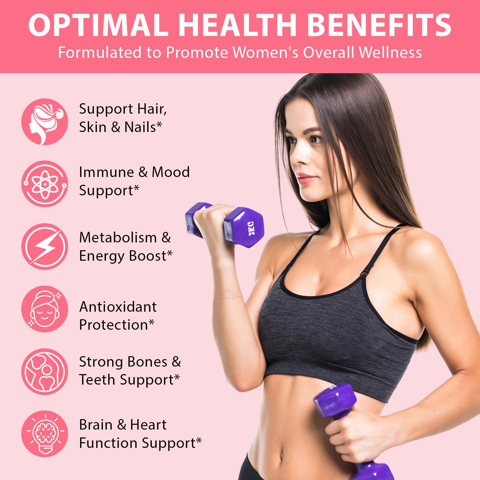 KITNOBLIS Womens Multivitamin Gummy box-ready packaging for daily use.