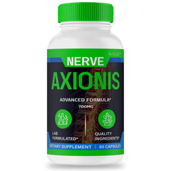 Kivus NerveAxionis bottle showing the 60-capsule package for daily use.