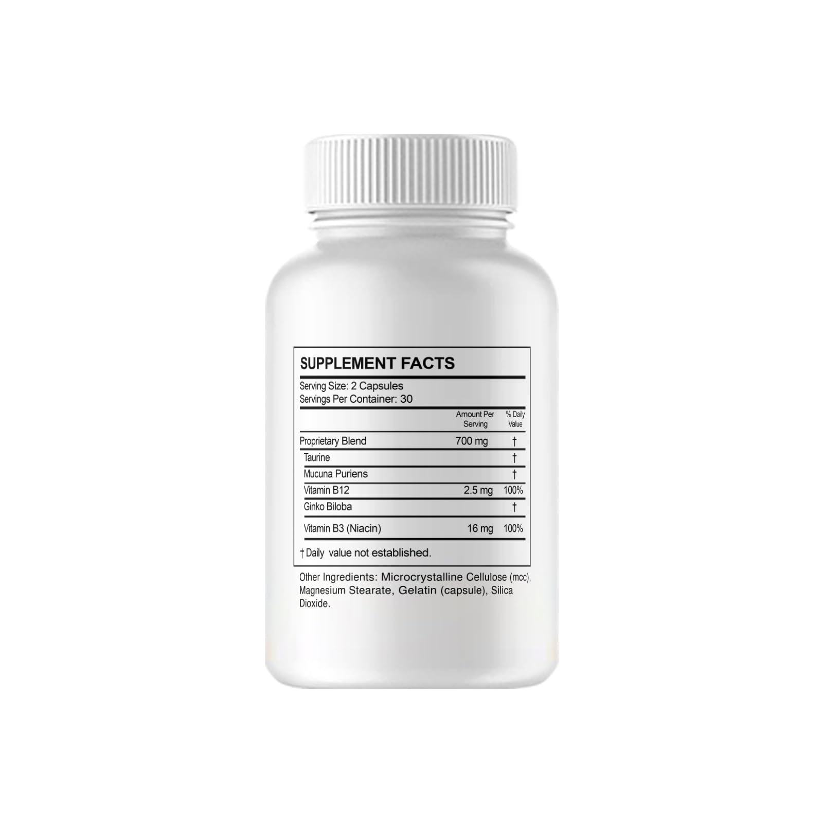 Kivus NerveAxionis capsules, easy daily use in a single bottle.