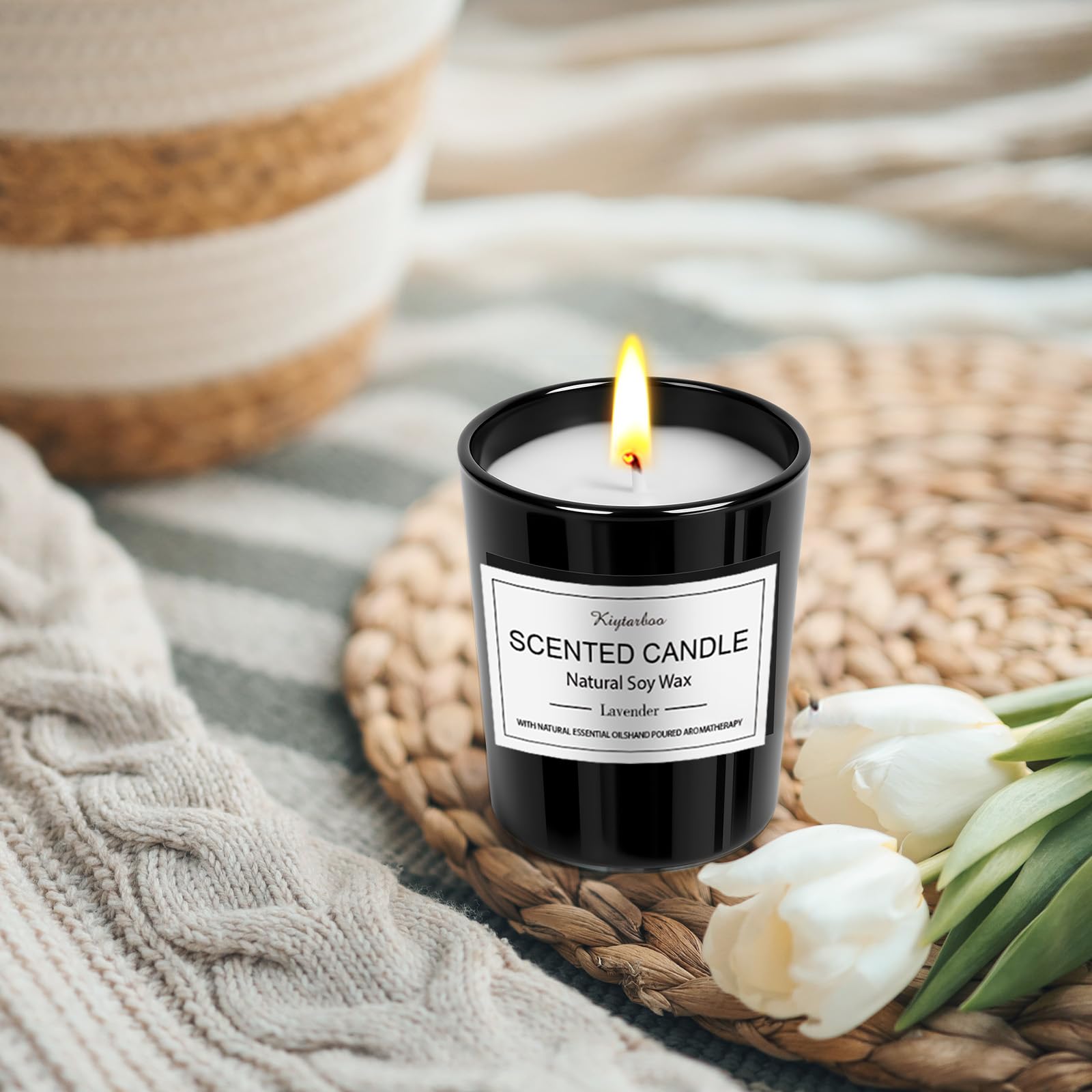 KIYTARBOO candles suitable for yoga, spa, dining, and more.