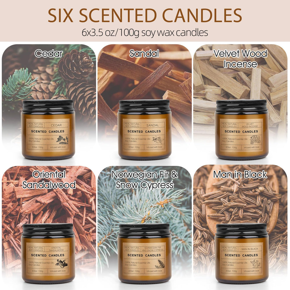 KIYTARBOO Oriental Sandalwood candle offers warm, inviting aroma for relaxation
