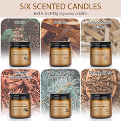 KIYTARBOO Oriental Sandalwood candle offers warm, inviting aroma for relaxation