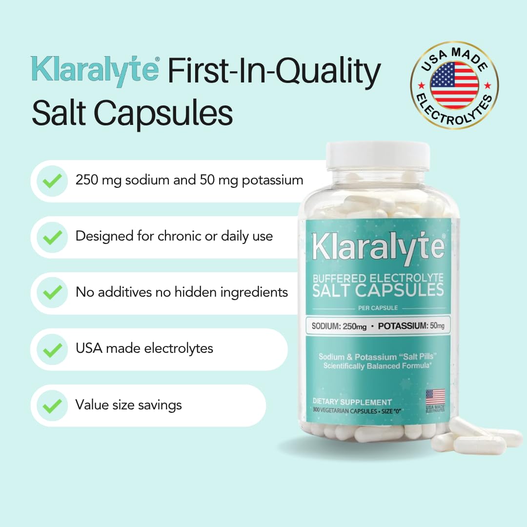 Klaralyte front label on bottle highlighting balanced electrolytes for daily hydration