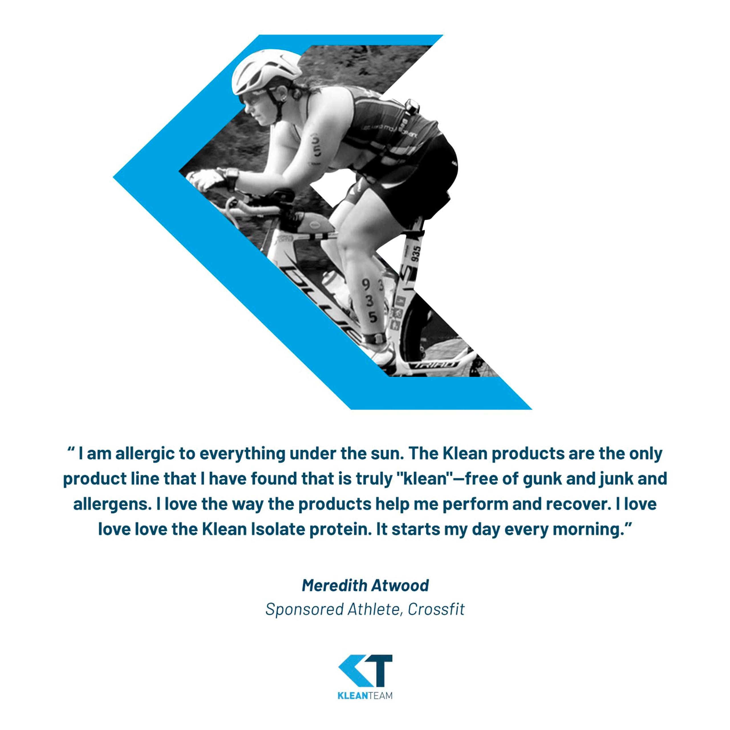 Klean Athlete Klean Ashwagandha brand-ethos image conveys trusted vegan choices for performance-minded athletes.