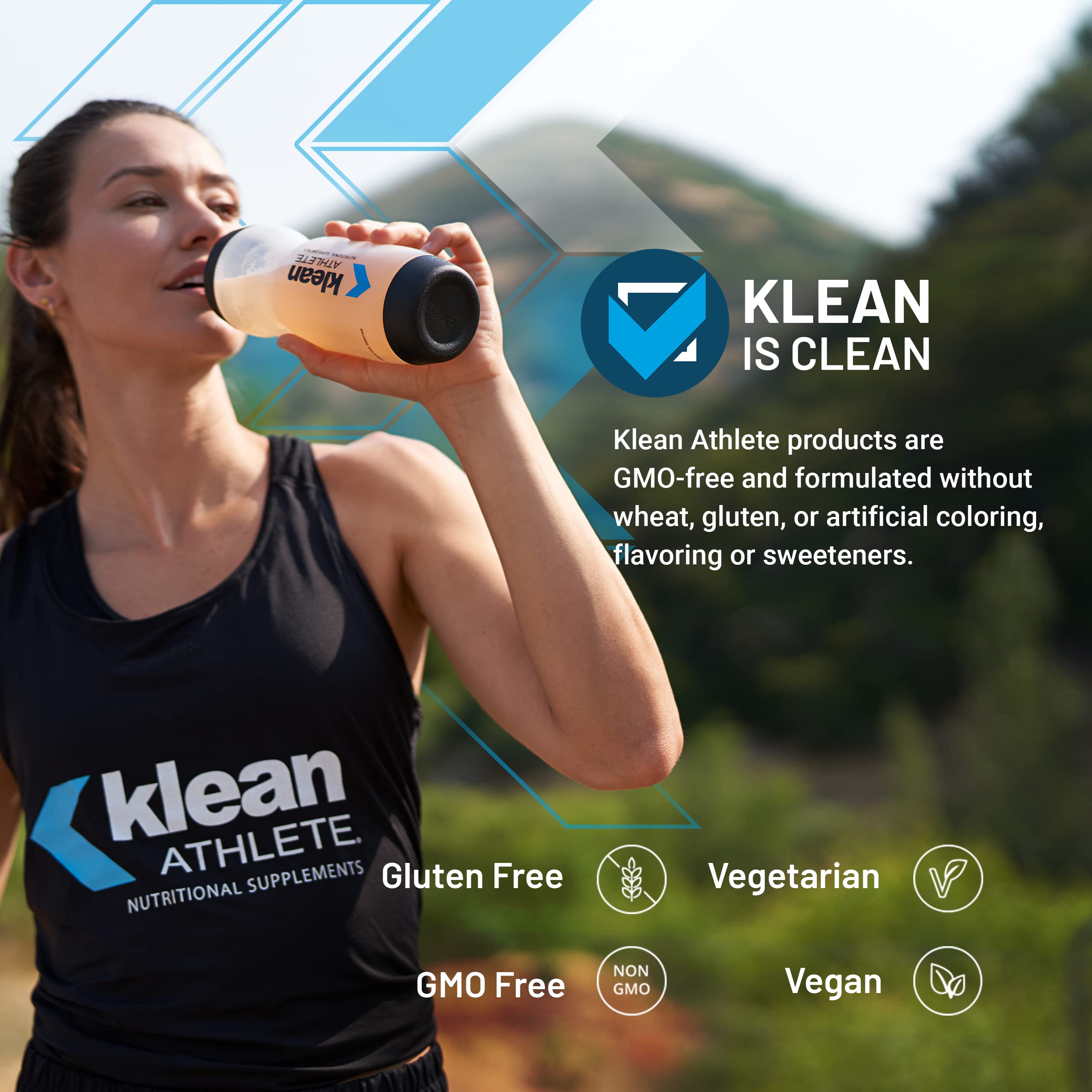 Klean Athlete Klean BCAA + Peak ATP scoop emphasizes convenient, precise serving for training sessions.