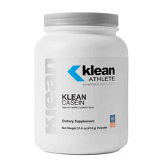 Klean Athlete Klean Casein bottle ready for steady protein delivery after workouts.