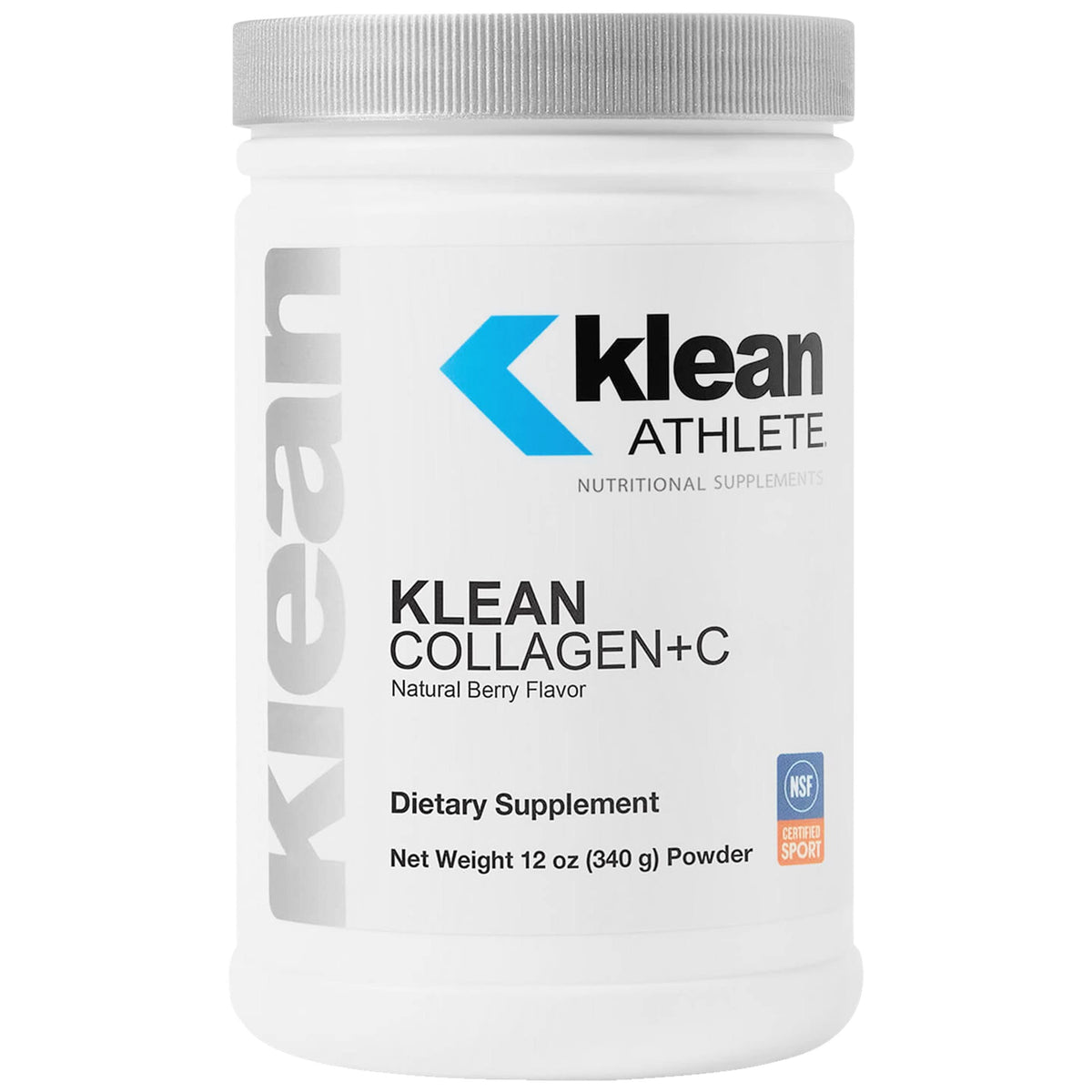 Klean Athlete Klean Collagen+C bottle pour for convenient joint-support supplementation.