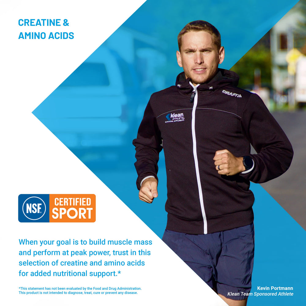 NSF Certified for Sport logo on label indicating third-party quality.