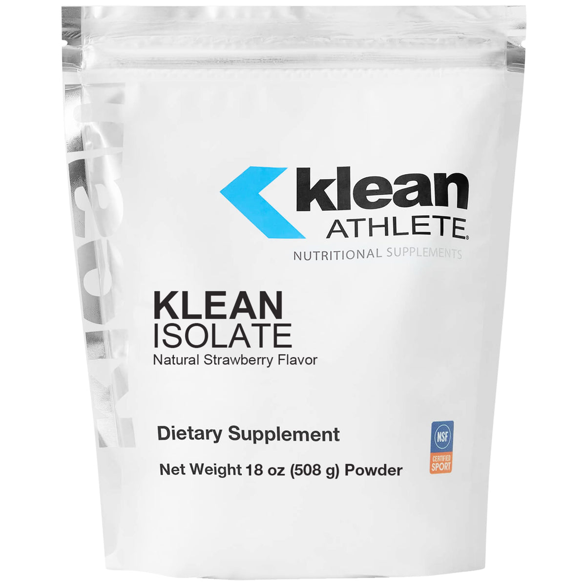 Klean Athlete Klean Isolate bottle featuring NSF Certified for Sport badge.