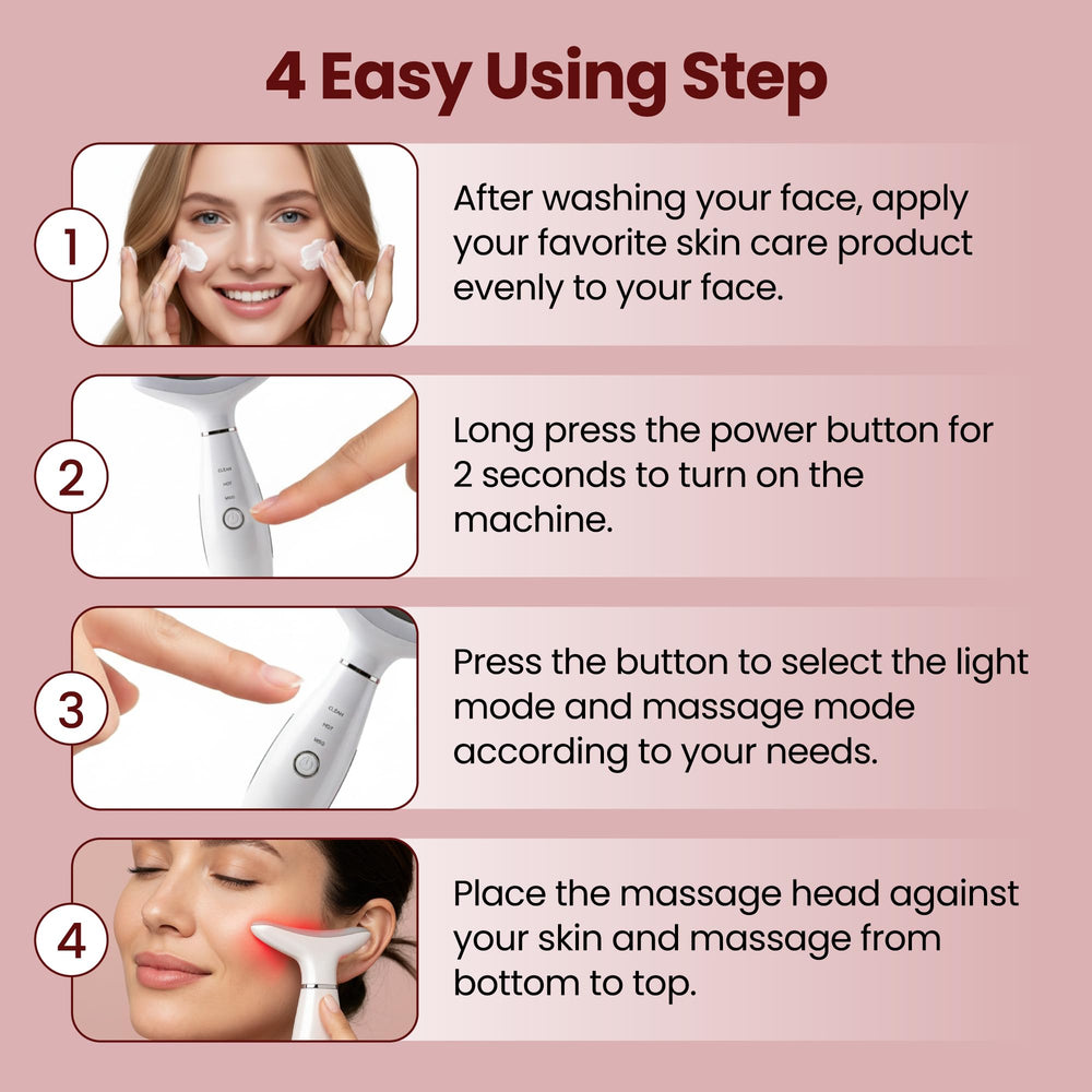 KLY Beauty Massager with smart skin sensor for intuitive skincare