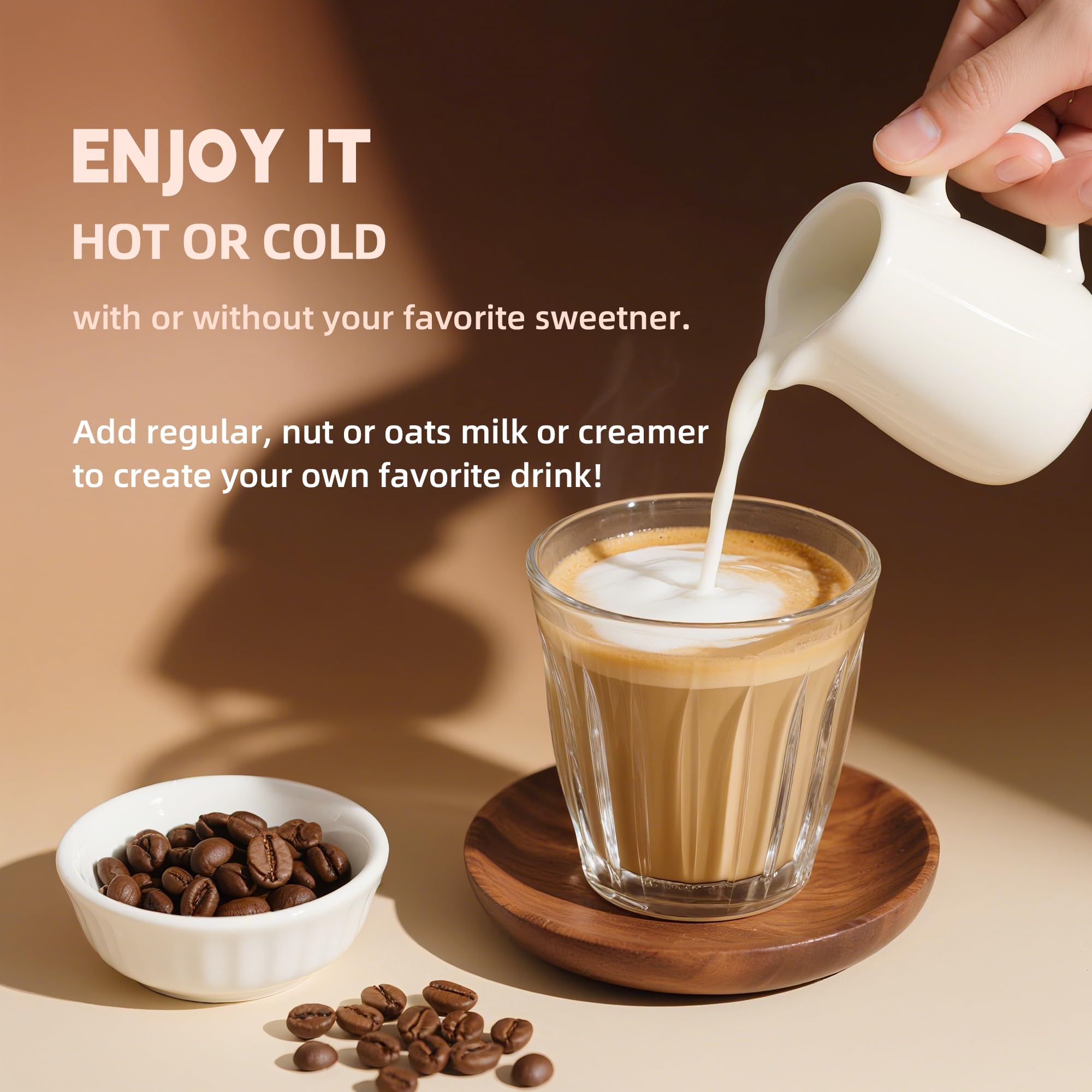 KMKCE mushroom coffee open pack ready for quick brews