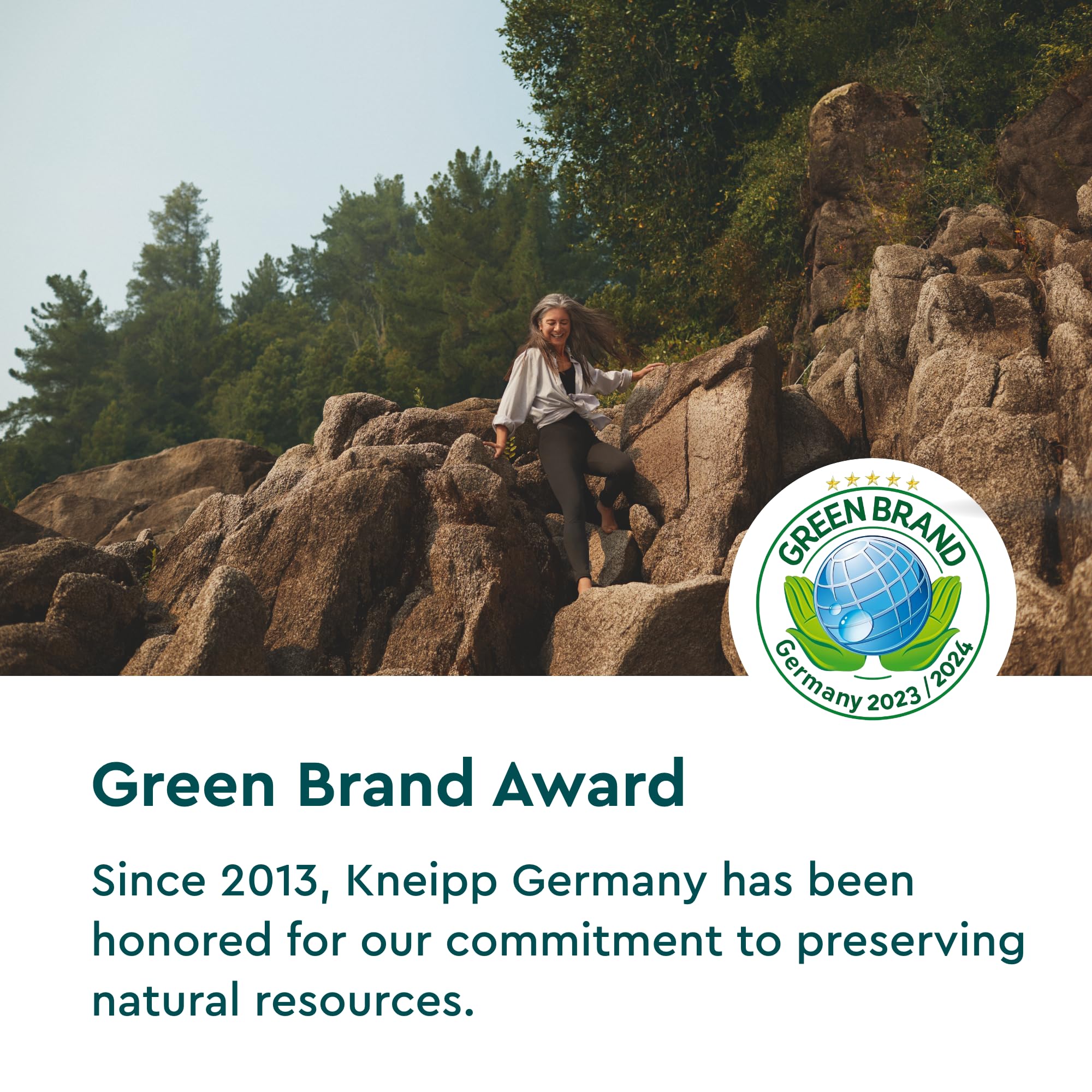 After workout Kneipp oil used for post-exercise relaxation and renewed sensation.