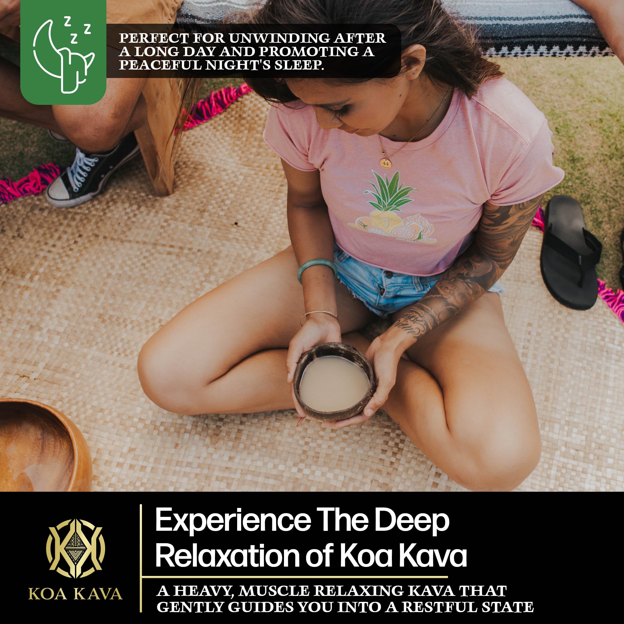 Koa Kava noble waka powder jar highlighting premium quality