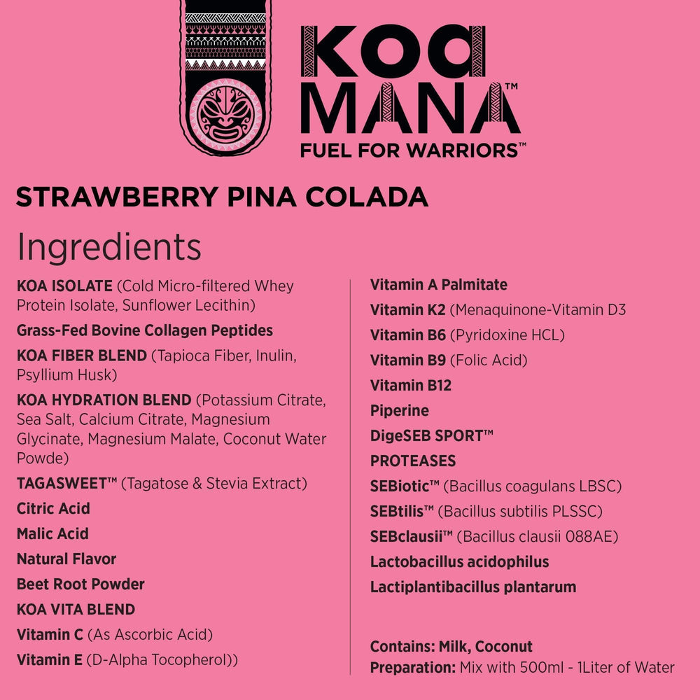 KOA Warrior Mana hydration bottle ideal for on-the-go hydration during workouts