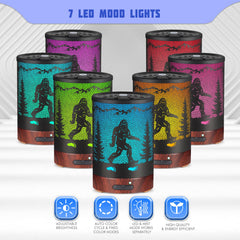 Kobodon aromatherapy diffuser seven-color LED lights create mood-enhancing atmosphere.