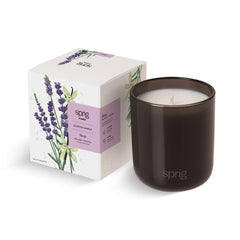 Kohler Sprig lavender-vanilla candle packaging for gift-ready presentation