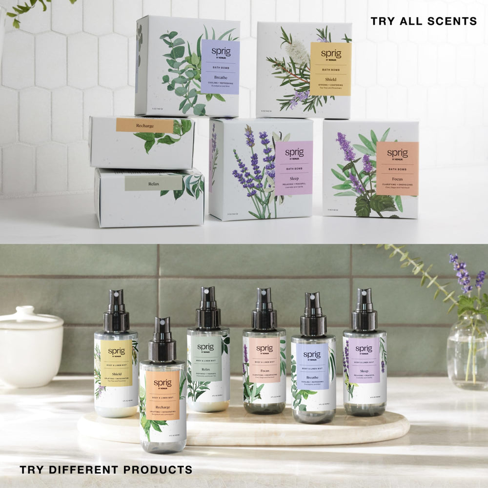 Kohler Sprig recyclable jar and box support sustainable gifting