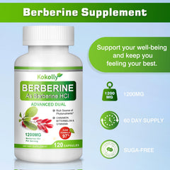 KOKOLLY Berberine capsules close-up for easy daily intake
