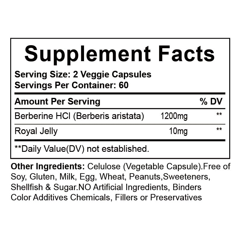 KOKOLLY Berberine capsules with water for a convenient daily routine