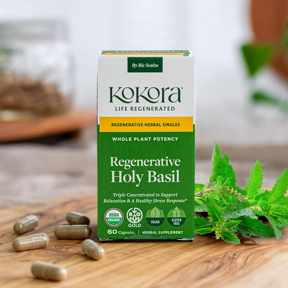 Kokora leaf close-up conveys fresh aroma and potency.
