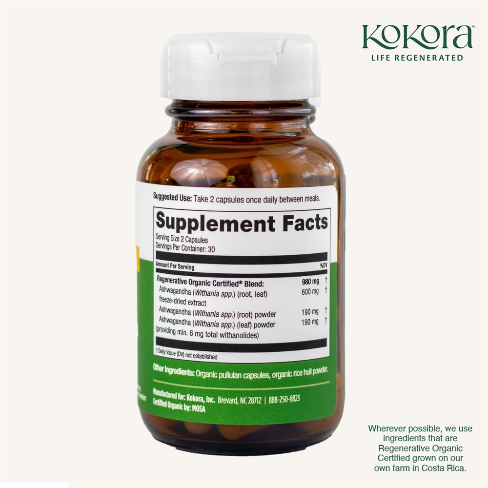 Kokora regenerative organic certification seal emphasizing Gold Status farming.