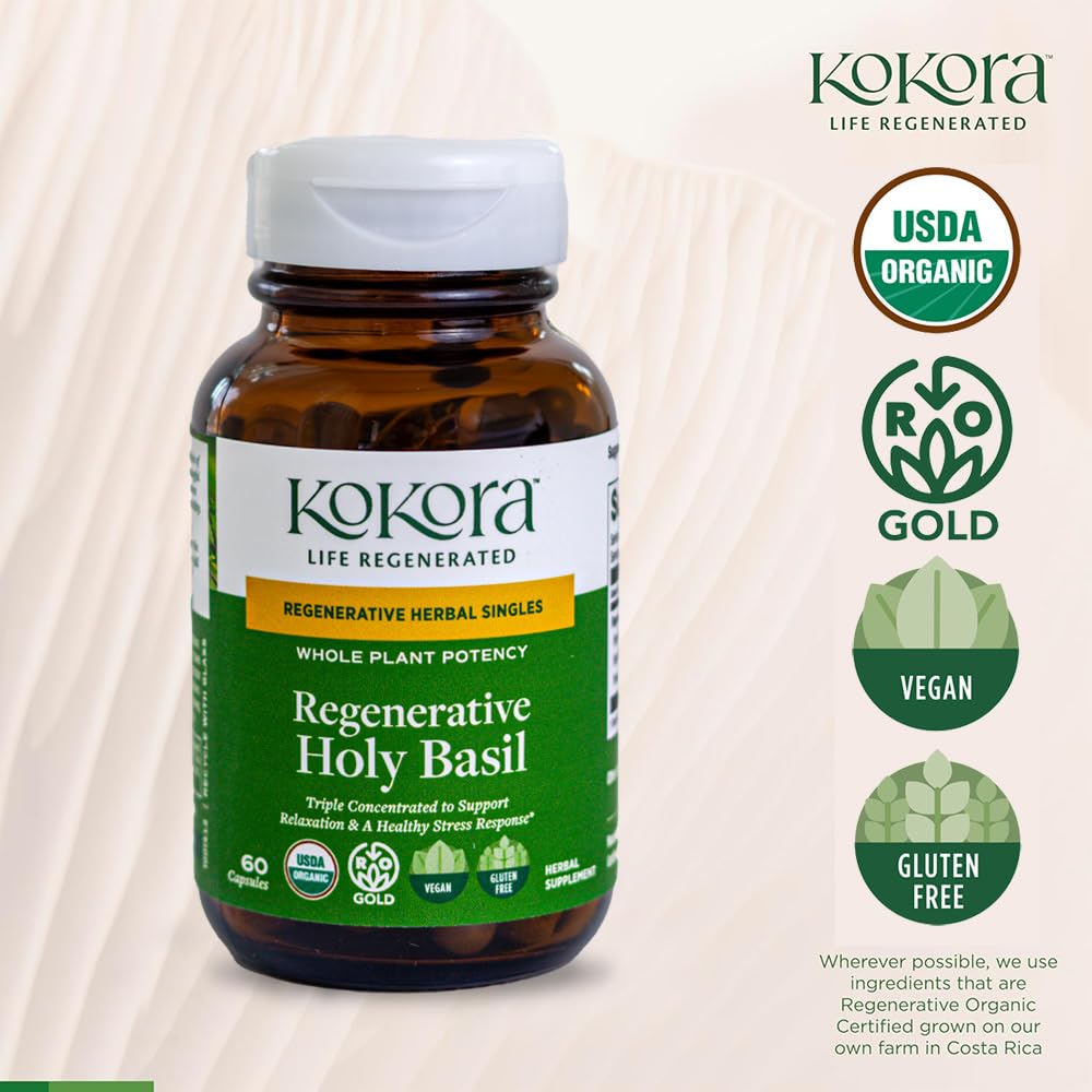 Kokora packaging label highlights vegan and gluten-free certification.