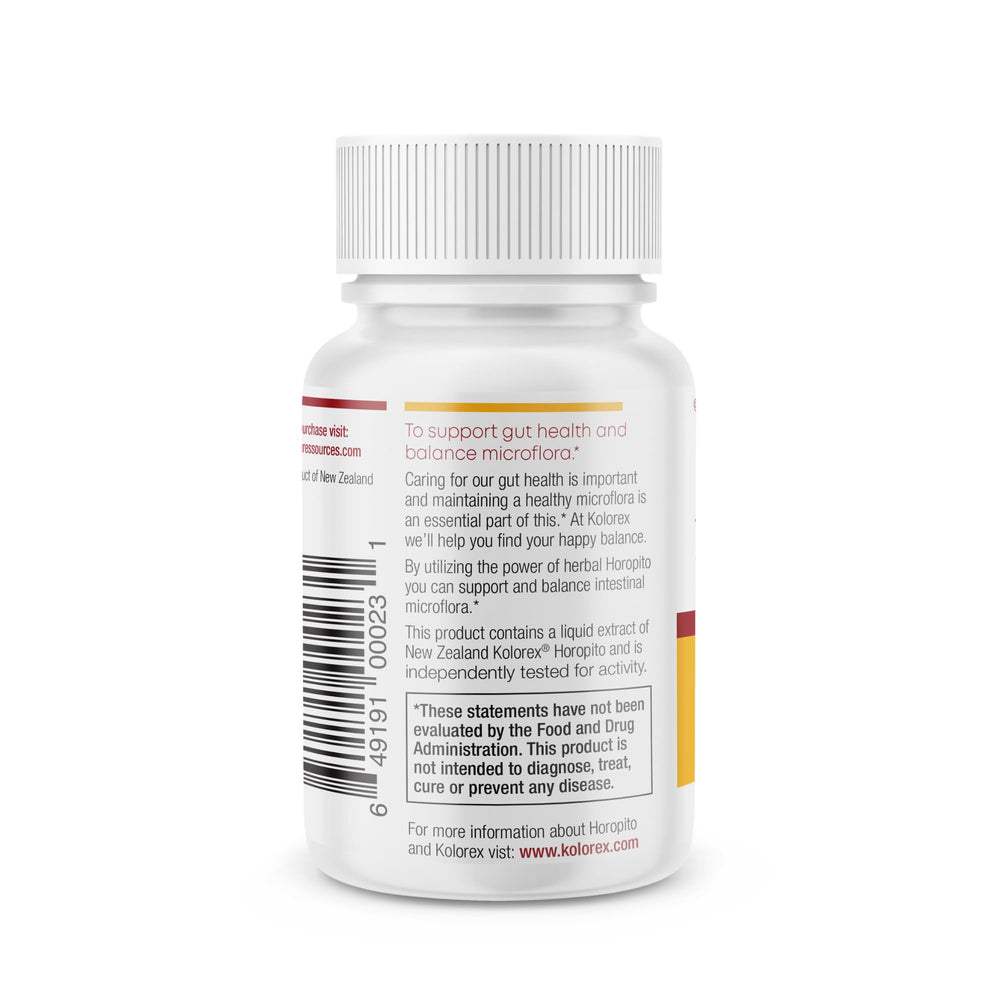 Kolorex Gut Care capsules ready to support yeast balance after meals