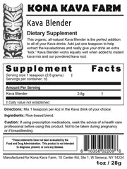 Kona Kava Farm rice-based emulsifier in use to evenly blend herbal drinks
