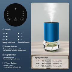 KONCHILE diffuser with 3 mist levels lets you customize diffusion.