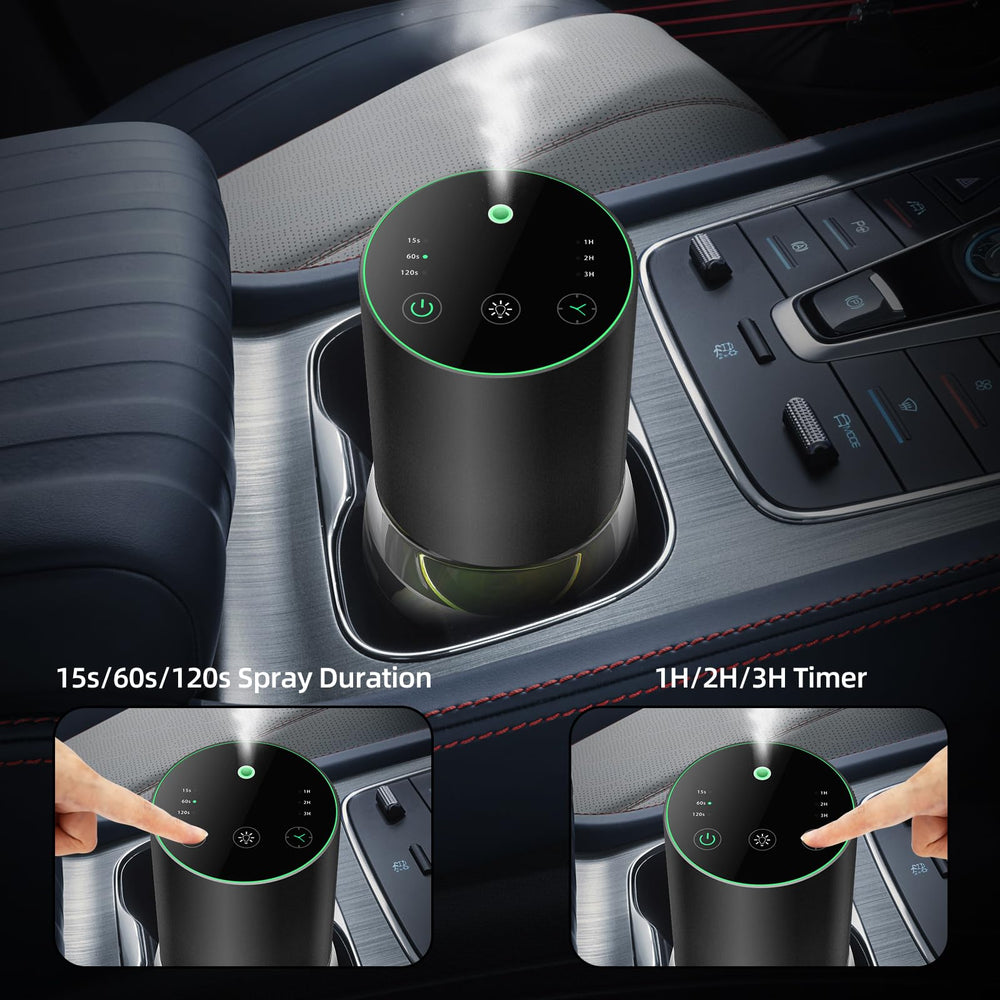 KONCHILE diffuser with timer offers customizable diffusion duration.