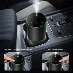 KONCHILE diffuser with timer offers customizable diffusion duration.
