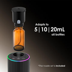 KONCHILE Waterless Diffuser with seven LED colors for customizable ambient lighting.