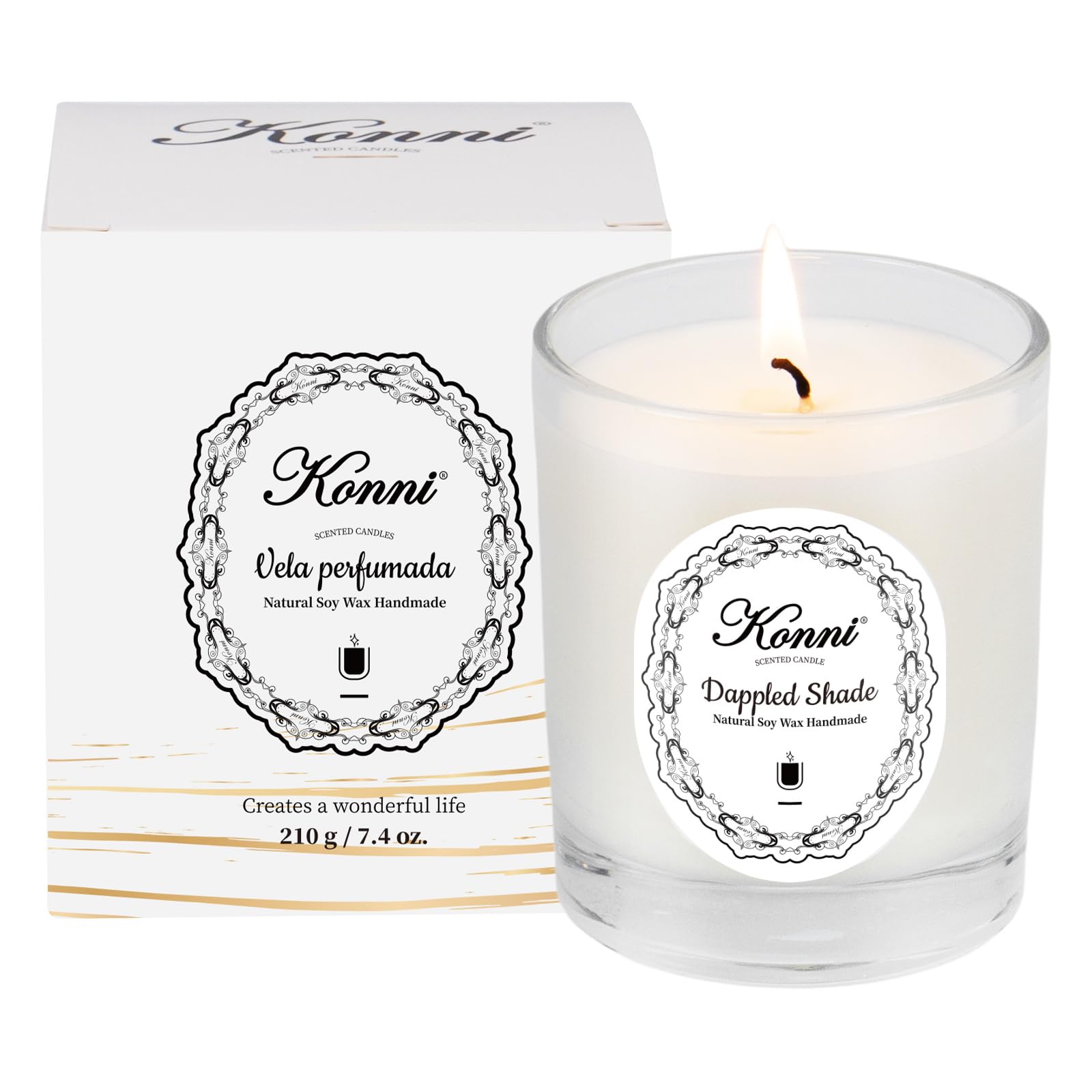 KONNI gift-ready packaging candle makes a thoughtful present