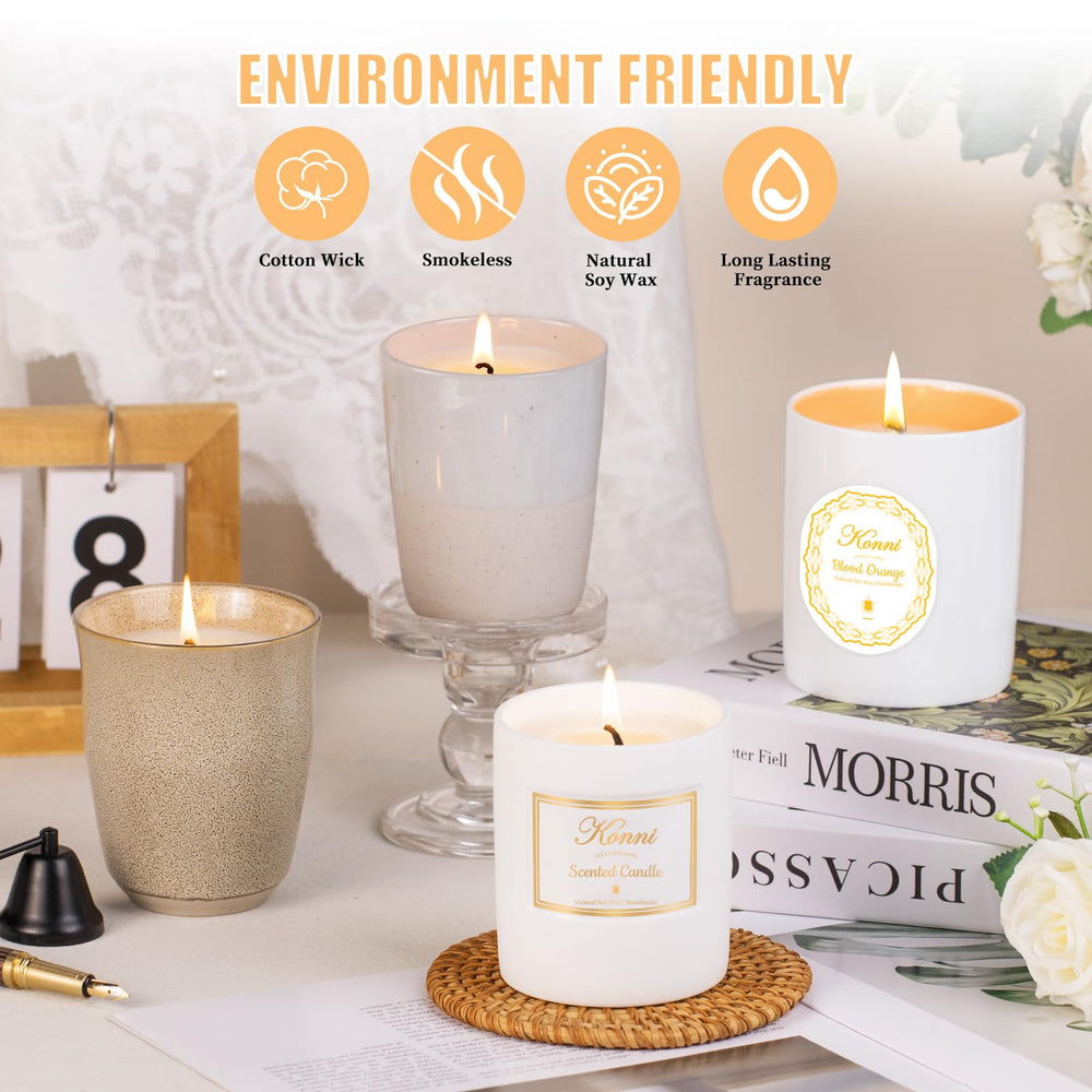 KONNI non-toxic candle provides a calmer space without harsh fumes