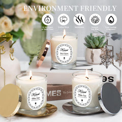 KONNI soy wax 7.4oz candle provides a clean, even burn