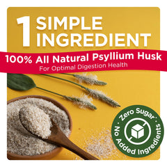 Konsyl Daily Psyllium scoop beside the powder for easy measuring.