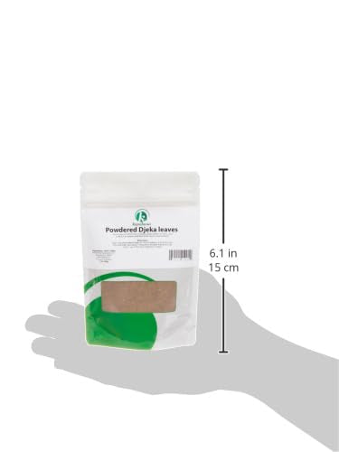 KOPABANA Green Djeka Leaves composition panel highlights nutrients.