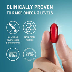 Kori Krill Oil phospholipid form showcases advanced nutrient delivery.