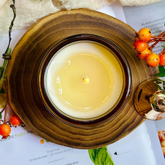 KOTKAS candle wick and wax pool for steady, clean burn and diffusion.
