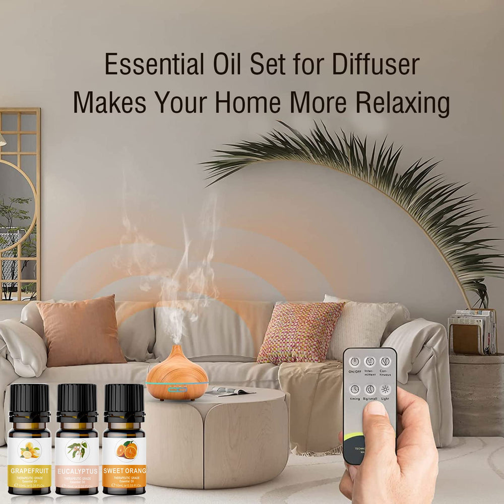 KOURUILIFE eucalyptus and peppermint oils for refreshing scents.