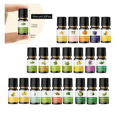 KOURUILIFE lavender and jasmine oil bottles showcase calming aromatherapy.