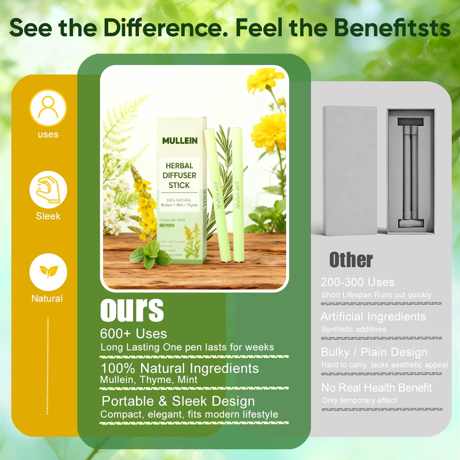 KOVGOCY Air-cleanser diffuser scene highlights fresh herbal air.