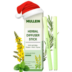 KOVGOCY Mullein Herbal Diffuser closeup for natural breath freshness.