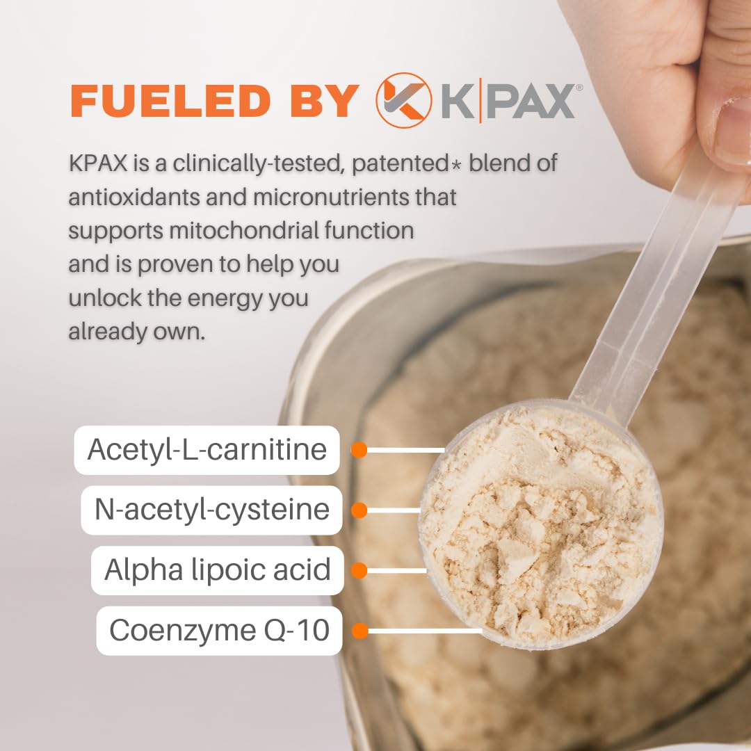 Mixed KPAX beverage in a glass with a creamy texture