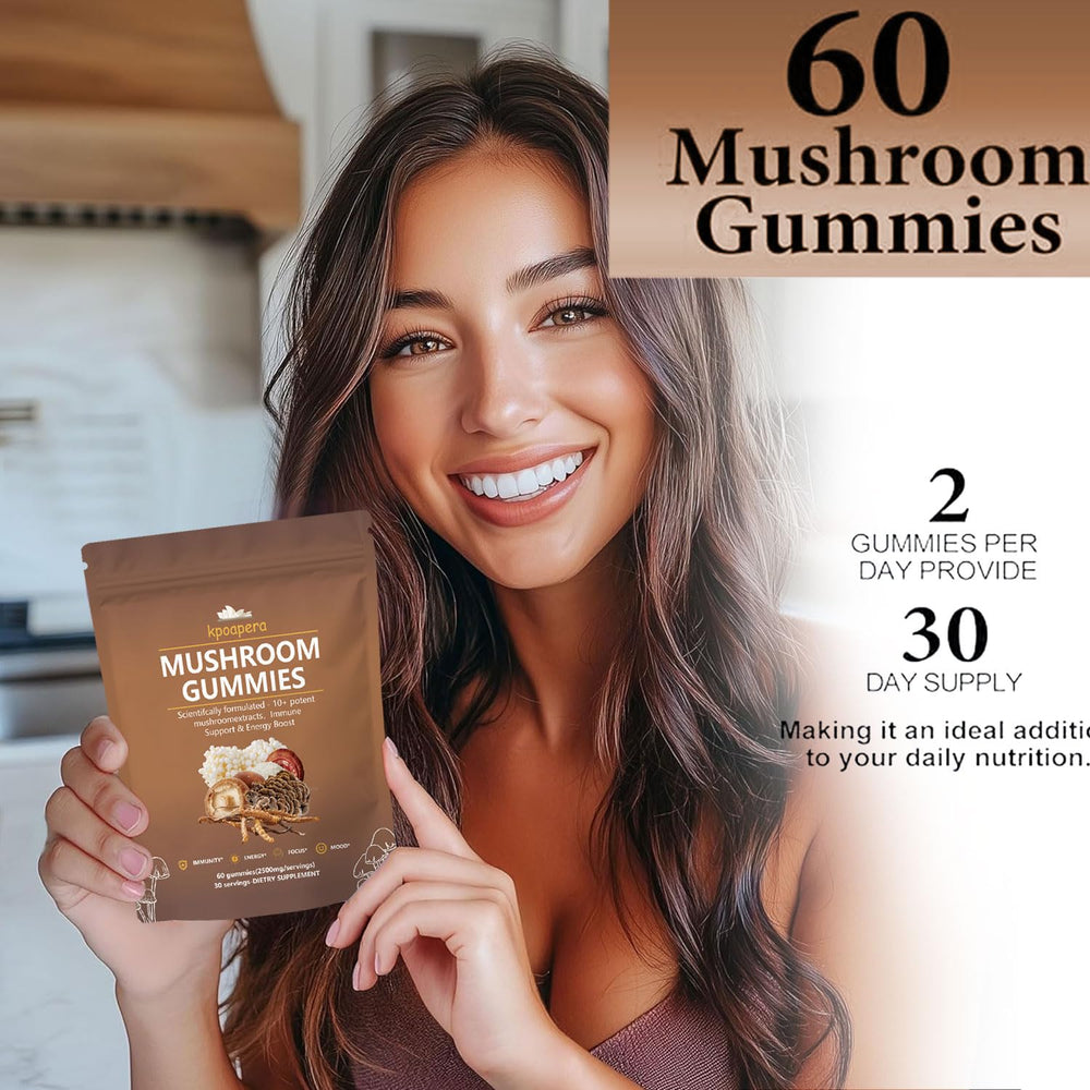 KPOAPERA Raspberry gummies closeup highlights chewy texture for easy supplementation